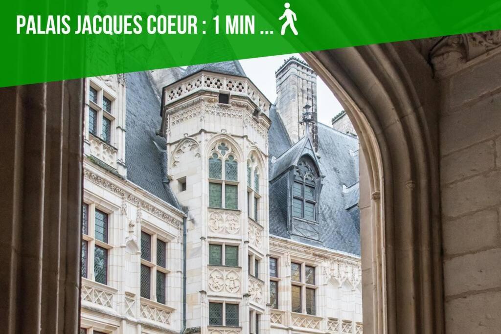 Les Quatre Piliers - 1 Min Palais Jacques Coeur Apartment Bourges Exterior foto